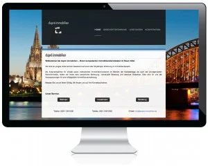 Unternehmenswebsite Planung